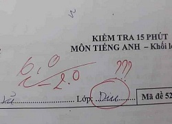 Đang chấm bài, cô giáo bỗng hoang mang cực độ khi phát hiện ra trong trường có 1 lớp mới được mở và chỉ có 1 học sinh