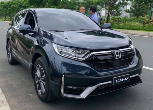 Honda CR-V 2020 lăn bánh trên phố Việt trước ngày trình làng