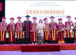 Trường ĐH Văn hóa TP.HCM trao bằng thạc sĩ các chuyên ngành Văn hóa, Thư viện