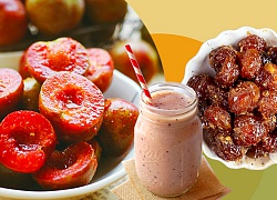 Bộ sưu tập các món đồ uống và đồ ăn vặt từ mận ngon hết nấc