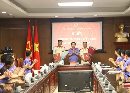 Chân dung 2 tân vụ trưởng thuộc VKSND tối cao vừa được bổ nhiệm