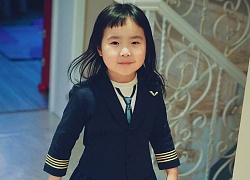 Cô bé "thánh ăn" năm nào nay đã lớn bổng, nuôi tóc dài và ra dáng chị cả lắm rồi