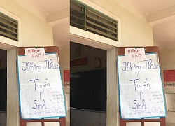 Treo biển 'dằn mặt' các đội tư vấn tuyển sinh, lớp học bị dân tình chỉ trích: Tưởng vậy là ngầu?