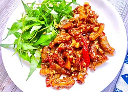 Lòng non chiên tỏi ớt
