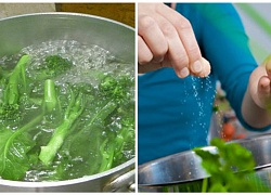Muốn luộc rau vừa xanh vừa giòn chỉ cần thêm 1 bước đơn giản, ai cũng làm được