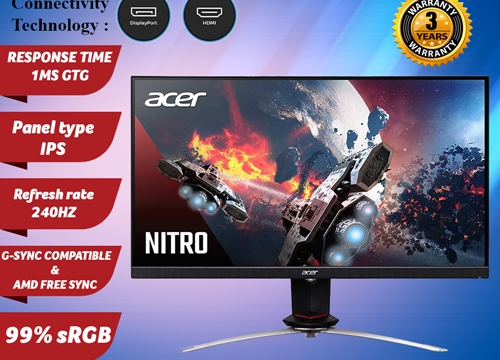 Acer ra mắt 3 màn hình game 165Hz mới