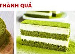 Cách làm bánh gato trà xanh nhiều lớp ăn là ghiền