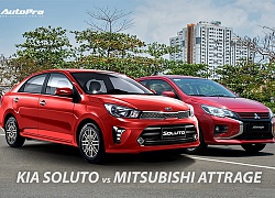 Kia Soluto vs Mitsubishi Attrage: Cuộc đua gay cấn tới ngôi vị 'xe tốt nhất tầm giá'