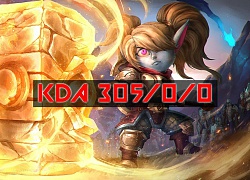 LMHT: Sau Kayn, đến lượt Poppy dùng skill toàn bản đồ để leo rank với 200 đến 300 điểm hạ gục mỗi trận