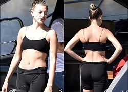 Bella Hadid và Hailey Bieber đọ dáng với bikini bé xíu trên du thuyền