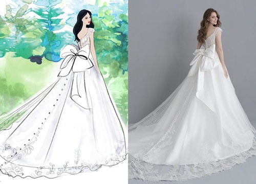 Ngắm loạt váy cưới tuyệt đẹp được lấy cảm hứng từ những nàng công chúa  Disney