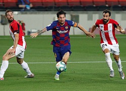 Messi giúp Barca giành lại ngôi đầu từ tay Real