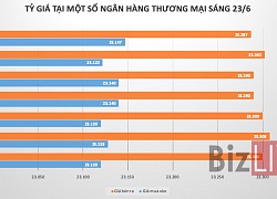 Tỷ giá USD/VND đi ngang