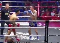 Video: Võ sĩ Muay Thái tung cú sút &#8220;cực hiểm&#8221;, hạ knock-out đối thủ và cả trọng tài