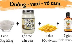 3 công thức tẩy da chết toàn thân