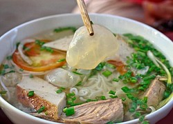 Bún cá sứa và lươn đùm bọc mỡ chài nổi tiếng ở Nha Trang