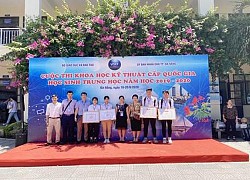 Dự án "quản lý giờ học thông minh" của HS Ninh Bình đạt giải tại cuộc thi KHKT cấp quốc gia