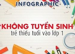 [Infographic] Những vấn đề tuyển sinh lớp Một