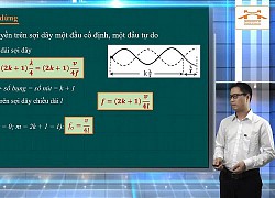 Ôn thi Vật lý tốt nghiệp THPT 2020: Sóng dừng