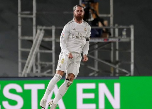 Ramos tỏa sáng, Real Madrid giành lại ngôi đầu bảng từ Barcelona