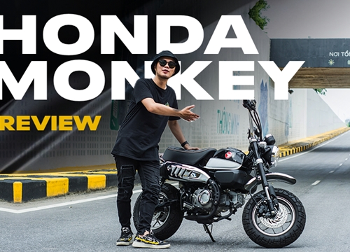 Rong chơi tháng ngày trên Honda Monkey như những chú khỉ lêu nghêu trên đường phố Việt