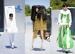 "Running Man" bản Trung tổ chức fashion show quái dị: Angela Baby khoe đường cong, Thái Từ Khôn mặc cái gì thế này?