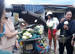 Tết Đoan Ngọ sen trắng cháy hàng, 100 ngàn/bó khách tranh nhau