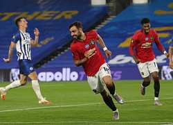 Bruno Fernandes lập cú đúp, Manchester United áp sát tốp 4