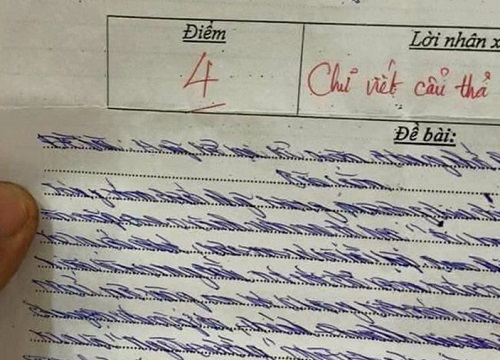 Chữ viết "ngoài hành tinh" trăm chữ như một là có thật, nhưng lạ hơn xem xong ai cũng phải phục lăn cô giáo