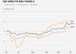 Vàng tăng giá trở lại, tiến gần mốc 50 triệu/lượng