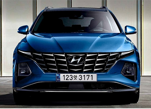 Hyundai Tucson lộ ảnh nội thất sử dụng màn hình to như xe tương lai