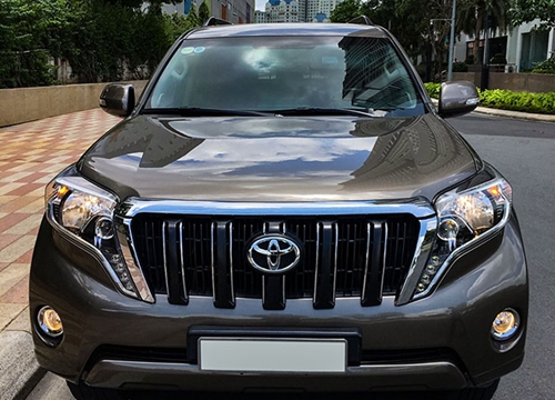 Toyota Prado đời 2015 chạy 100.000km rao bán bằng xe Ford Everest mới