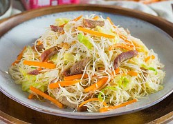 Bún xào bắp cải nhanh gọn cho bữa sáng