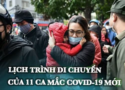 Diễn biến dịch covid &#8211; 19 ở Đà Nẵng &#8211; Lịch trình di chuyển của 11 ca mắc Covid-19 mới