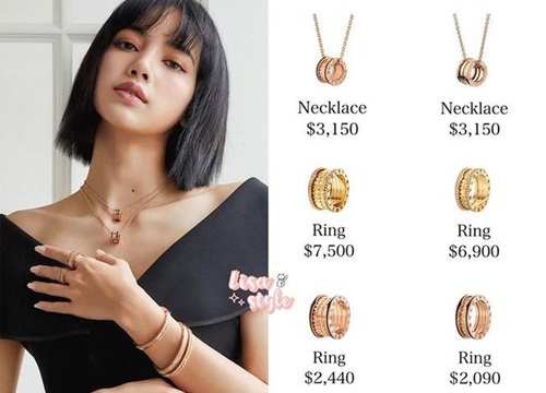 Netizen phát hiện Lisa đã từng đeo trang sức của BVLGARI trị giá 1,7 tỉ đồng từ năm ngoái