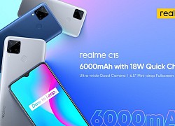 Realme C15 ra mắt: Helio G35, 4 camera sau, pin 6000mAh, giá từ 3.2 triệu đồng