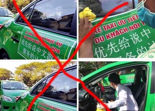 Thông tin "lập đội taxi phục vụ khách nói tiếng Hoa" thời điểm này là không đúng sự thật