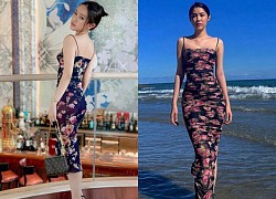 Thúy Vi và Quỳnh Hương mặc cùng một chiếc váy, body nóng rực khó phân định ai hot hơn ai