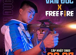 Free Fire chơi lớn kết hợp cùng Văn Đức &#8211; Ra mắt nhân vật siêu cầu thủ, xuất hiện súng trường AUG, Đảo Quân Sự khoác áo mới