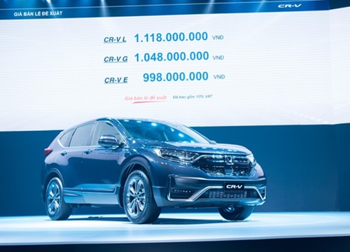 Honda CR-V lắp ráp mới ra mắt tại Việt Nam: Giá lăn bánh bao nhiêu, chất lượng ra sao?