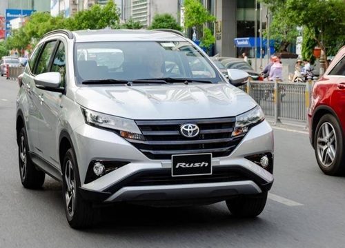 Bảng giá lăn bánh Toyota Rush, thấp nhất 742 triệu đồng