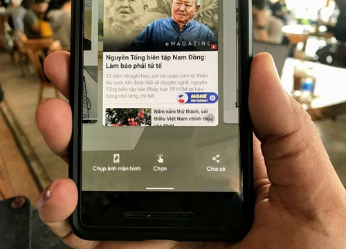 Cách chụp ảnh màn hình từ trình đơn đa nhiệm của Android 11