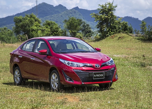 Giá xe Toyota Vios lăn bánh giảm 50% phí trước bạ tháng 7/2020