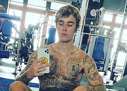 Justin Bieber đăng ảnh khoe cơ bắp khuyến khích fan tập luyện