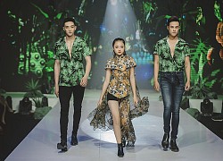 Mẫu nhí 11 tuổi Kim Chi catwalk chuyên nghiệp, ấn tượng