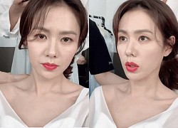 Son Ye Jin lộ clip mặc váy cưới ngồi trang điểm, khiến dân tình náo loạn