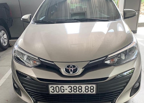 Toyota Vios biển số tứ quý 8 rao bán hơn 1 tỷ đồng