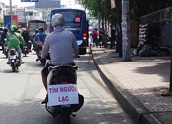 Biển số 'Tìm người lạc'