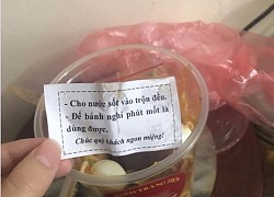 Thực khách 'ấm lòng' vì lời dặn của quán