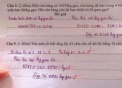 Bài toán gây lú vì trò làm đúng nhưng cô chữa thành sai, cộng đồng mạng tranh cãi dữ dội